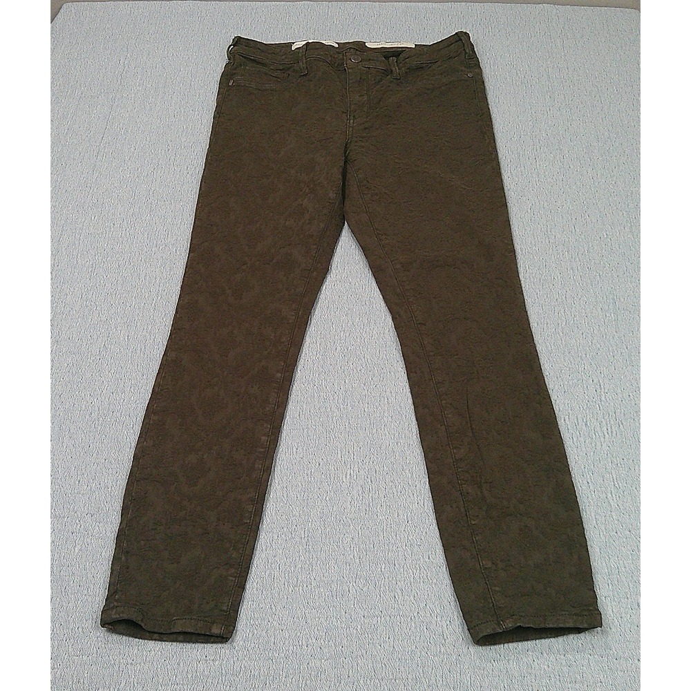 Anthropologie Women's Pilcro & the Letterpress Serif‎ Brown Tapestry Pants 30